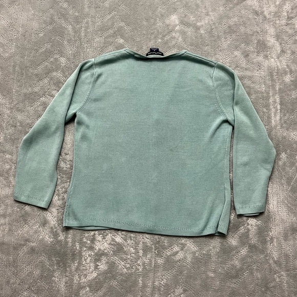 y2k Ann Taylor Silk Cardigan - Picture 7 of 10